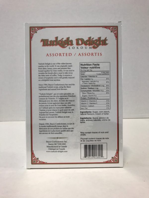 Turkish Delight - Assorted Fruit flavours