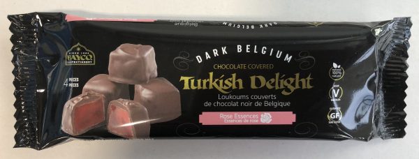 Chocolate Covered Rose Turkish delight.