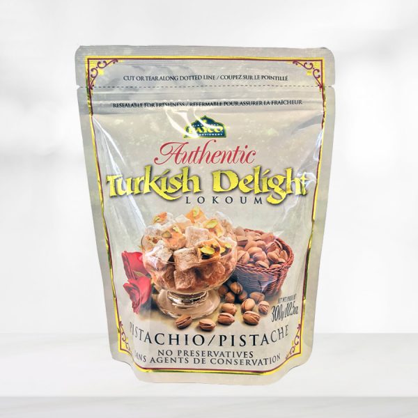 pistachio turkish delight pouch