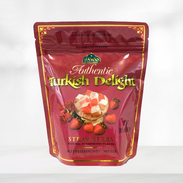 strawberry turkish delight pouch